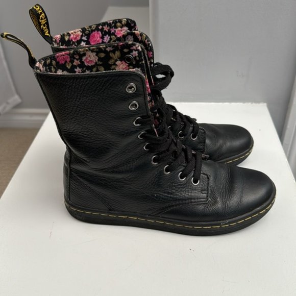 ❗️SOLD❗️Dr Martens Black Leather Stratford Game On Booties Size 6 - Picture 3 of 9
